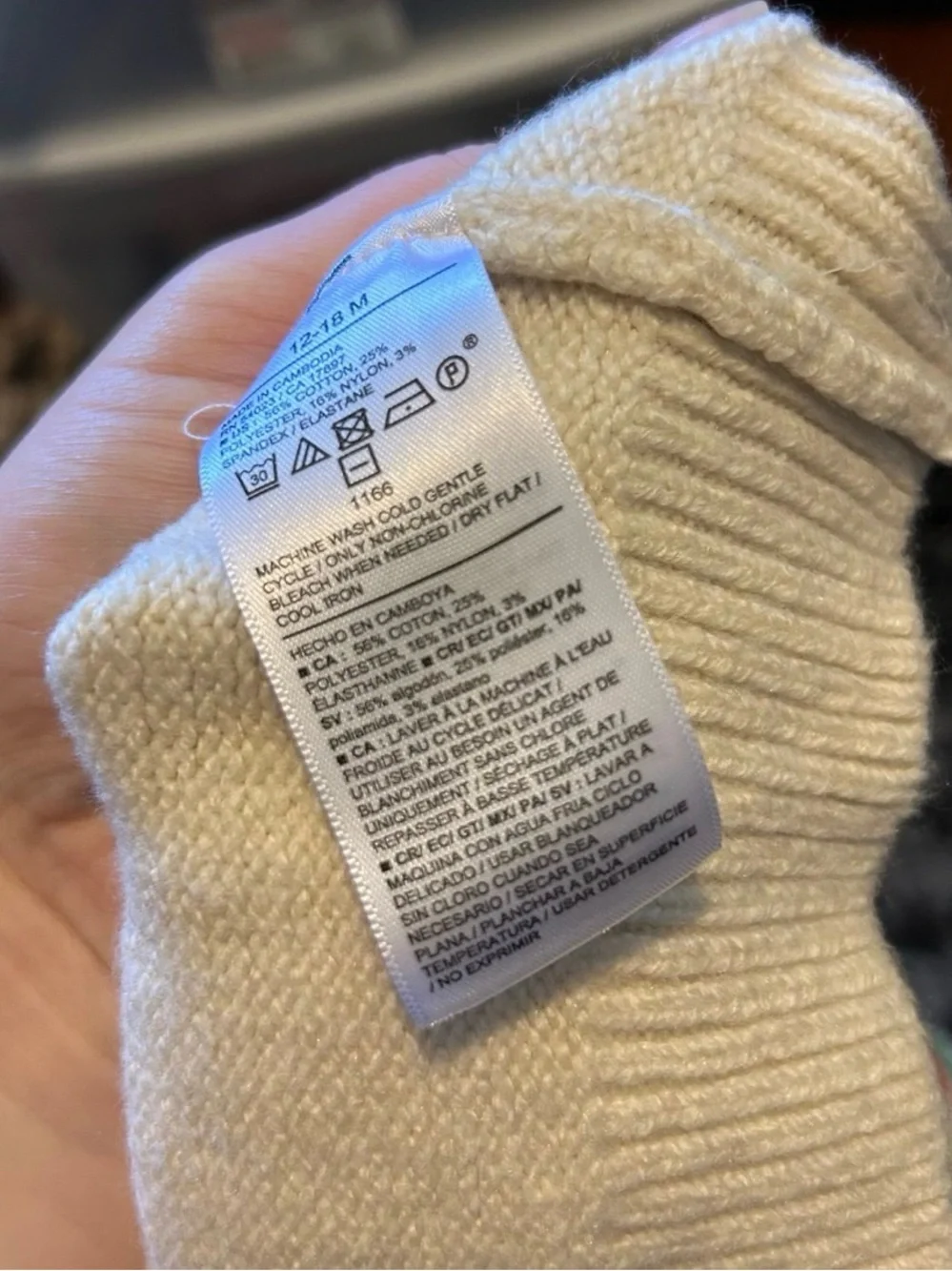 NWT Old Navy Baby SoSoft Heart Fair Isle Sweater Size 12-18M Months